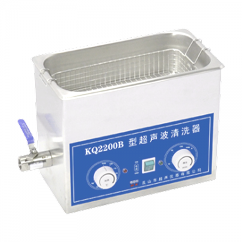 昆山舒美台式旋钮式超声波清洗机KQ2200B